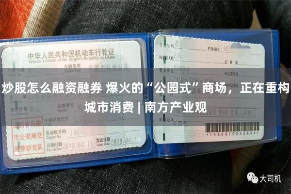 炒股怎么融资融券 爆火的“公园式”商场，正在重构城市消费 | 南方产业观