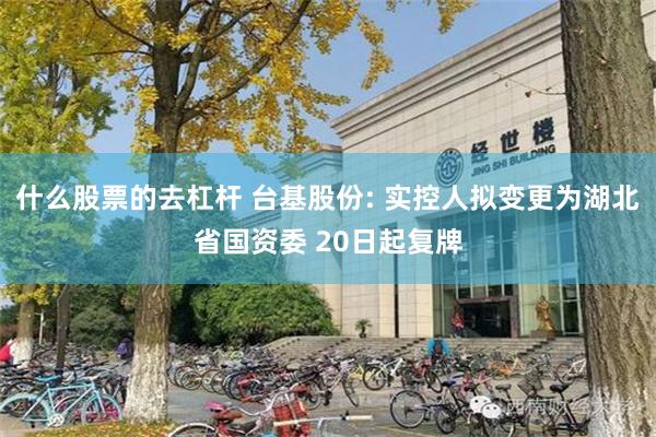 什么股票的去杠杆 台基股份: 实控人拟变更为湖北省国资委 20日起复牌