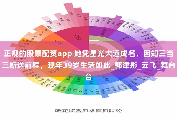 正规的股票配资app 她凭星光大道成名，因知三当三断送前程，现年39岁生活如此_郭津彤_云飞_舞台