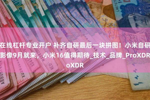 在线杠杆专业开户 补齐自研最后一块拼图！小米自研影像9月就来，小米16值得期待_技术_品牌_ProXDR